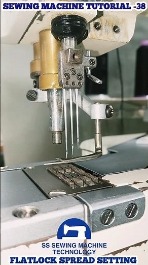 Sewing machine tutorial -38 | Flatlock Machine Spreader Timing Adjustment | Flatlock timing 21