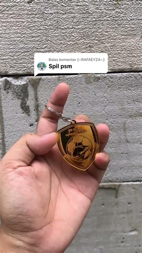 Gantungan kunci Logo PSM sesuai permintaan request spil #ganci