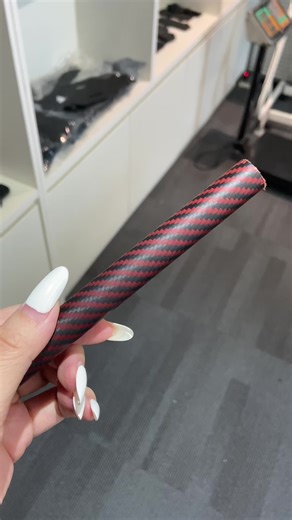 Red twill carbon fiber tube.#carbonfiber #CustomCarbonFiber #carbonfibertube#carbonfiberfactory #tube
