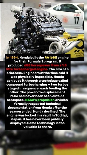 The Racing Engine So Advanced NASA Asked to Study It