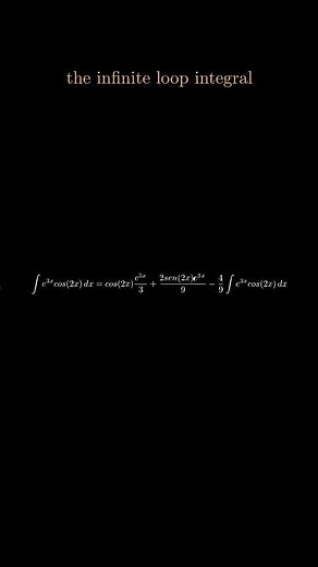 the infinite loop integral #manim #engineering #mathanimation #mathematics #education
