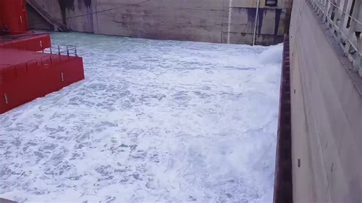 记-HOS-1东方航天港火箭试车平台涂装&出坞现场