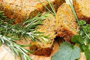 'Seed & Carrot Roast Loaf' - gluten-free, vegan (with video)