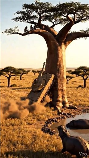 Tank vs Giant Baobab Tree: Unexpected ending.