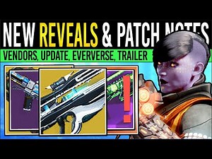 Destiny 2: NEW PATCH CHANGES & DLC REVEALS! Hakke BOOST, Eververse, New Armor, Vendors (4th Nov)