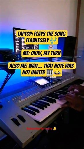 Me: wait… that note was not invited 🎹😂 #shorts