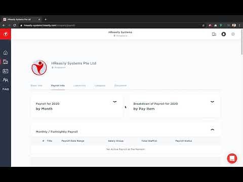 How to run payroll with HReasily (Singapore)