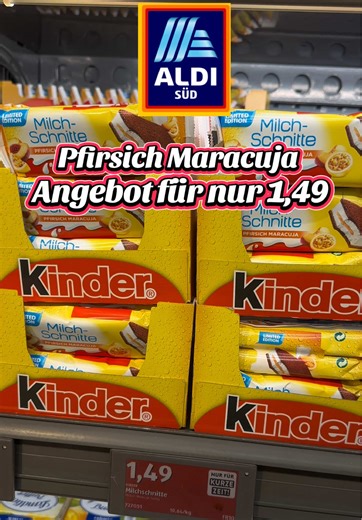 Milchschnitte NEU Sortiment Pfirsich Maracuja - Aktuell bei Aldi Süd - Aldi Wochenangebot - Aldi Neuheiten - Sale - Discounter - unbezahlte Werbung ! #aldi #angebotederwoche #discount #fyp#neuheiten @ALDI SÜD