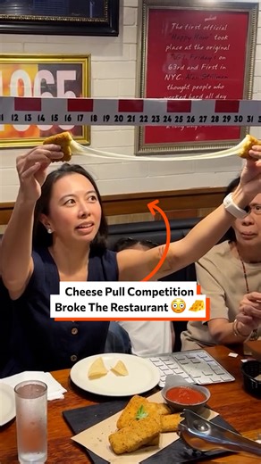 Cheese pull competition broke the restaurant 😳🧀 | Twisted