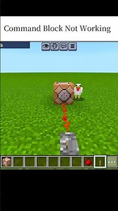 Command Block Not Working in Minecraft #minecraft #mincraftshorts