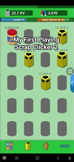 First Playing Scrap Clicker 2 #games #shorts