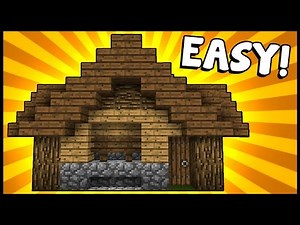 Compact Survival STARTER HOUSE! - Minecraft Tutorial