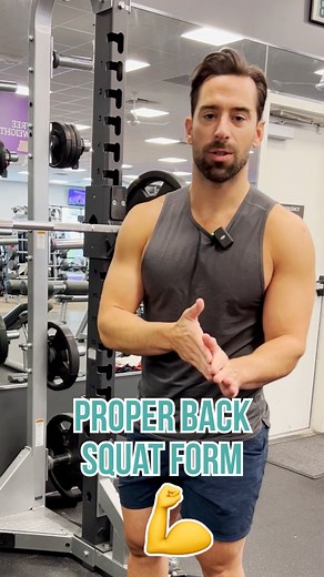 How to Properly Perform a Back Squat 💪 Check this one out to make sure you arent messing any steps up so you can do this move confidently and pain free ✅#squat #workouttips | Reset U
