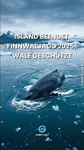 Island beendet Walfang 2025 jetzt