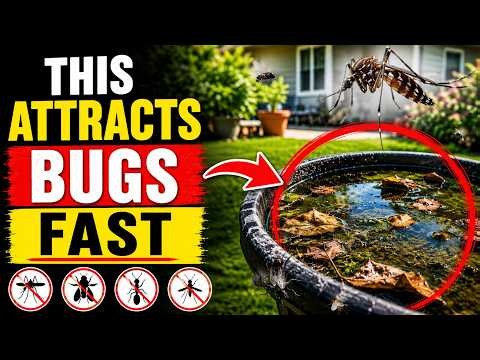 The Backyard Mistake That Attracts Mosquitoes & Bugs Fast