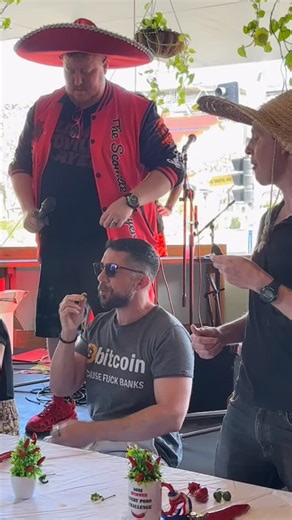 11 reactions | Chilli Eating Comp Day 2. It got HOTTT ️ Great work to all entries and winners  #chillifest #redhot #superhot #chilli #queensland | Queensland Superhot Chilli Festival | Facebook