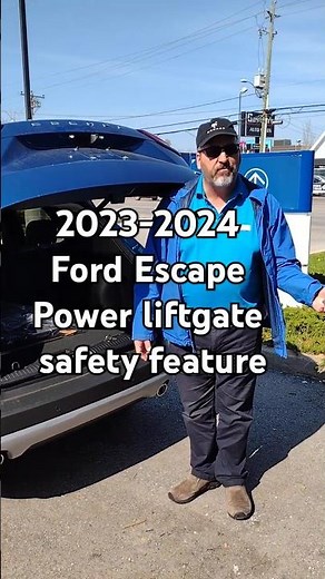 2023 - 2024 Ford Escape - power liftgate safety feature #shorts