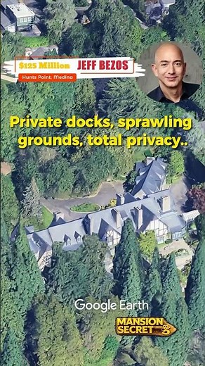 Inside Jeff Bezos’ $100M Secret Mansion 😳#luxurylife #billionaire #jeffbezos #amazon #mansiontour