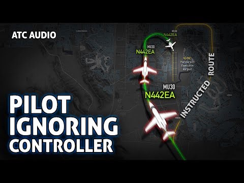 Tower Controller RAISES his Voice to the pilot. Real ATC Audio