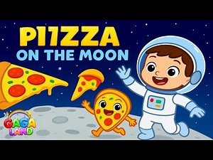 Pizza on The Moon | GagaLand Nursery Rhymes and Kids Songs