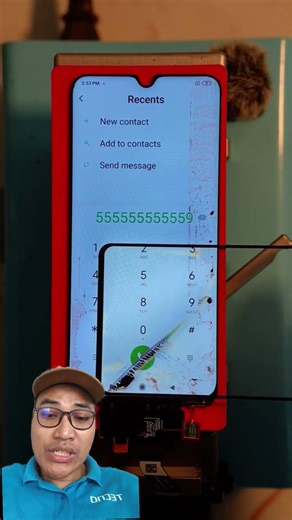 removing dot pixels on cellphones #viral #lcd #smartphone #cellphone #android #dot #soldering #ho...