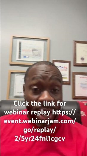 Replay of the webinar https://event.webinarjam.com/go/replay/2/5yr24fni1cgcv
