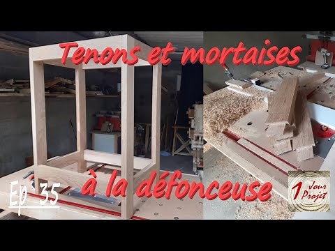Ep35-Tenons et mortaises à la défonceuse pour mon meuble de salle de bain