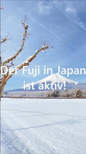 Der Fuji ist aktiv – das wissen die wenigsten! 🌋😯Der heilige Berg von Japan #reisen #wissen