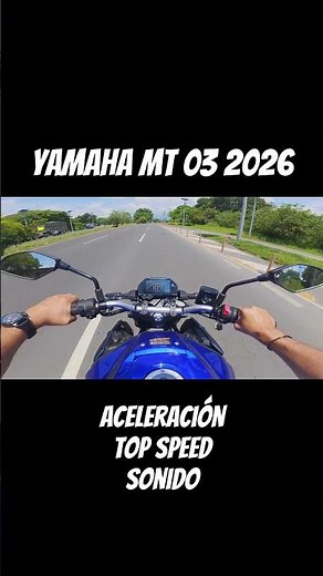 Yamaha Mt 03 - Top speed - Aceleración - Sonido 🔥⚡️