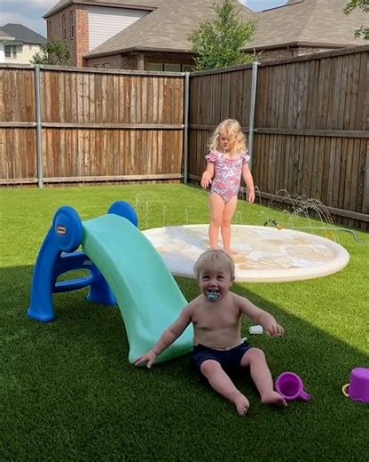 8.3M views · 22K reactions | This mum has created a full on waterpark for her kids!  | Tyla | Facebook