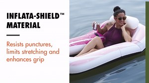 Ozark Trail Sol Venture Pink Mesh Pool and River Single Lounge Float 74" - Walmart.com
