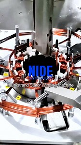 Multi-strand Stator Winding Machine: Precision & Efficiency in Motor Manufacturing Discover our Multi-strand Stator Winding Machine, engineered for precision and efficiency in motor production. This advanced equipment specializes in winding multiple strands of wire simultaneously, ensuring uniformity and enhancing motor performance. Ideal for high-volume manufacturing, it boosts productivity while maintaining stringent quality standards. #NIDEGroup #MotorProduction #InnovationInManufacturing #St