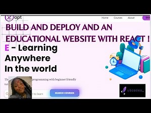 Build and Deploy an Educational Website using React!