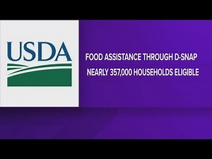 The US Department of Agriculture announces D-SNAP approval for South Carolina