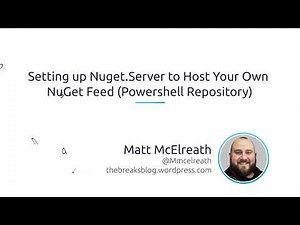 Setting Up NuGet.Server To Host Your Own NuGet Feed (PowerShell Repository)