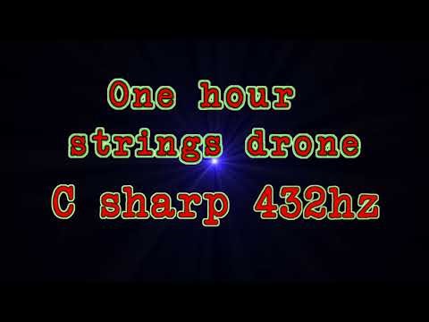 One Hour Synth Strings Drone in C sharp tuned to 432Hz