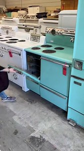 I went out to Clayton, GA the other day to see my dream stove and fridge for my home kitchen remodel. John, the owner of Antique Appliances, has been an absolute dream to work with so far. Within days of first meeting him, he and his assistant had already tracked down my dream stove. It ended up being in Rhode Island so they set up freight shipping for me. This was the FIRST time I’ve seen my new stove in person & I was SO excited! The fridge is also mine and I found it in Ohio. Two totally diff