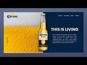 Split Screen Layout 🍺 en HTML CSS y JS
