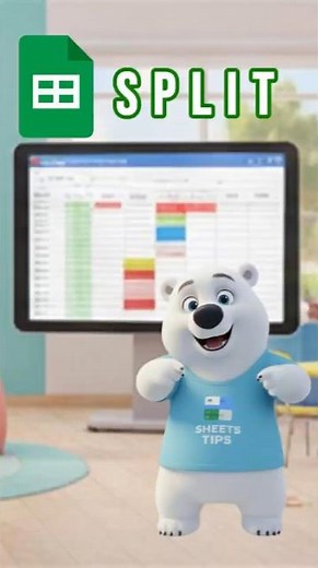 Split Names & Text in Seconds! (Google Sheets Hack) 🚀 #shorts