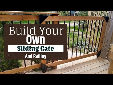 Bob's Odd Jobs - Deck Railing with Pylex Sliding Gate