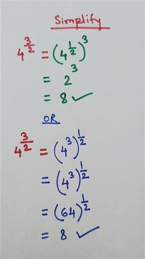 Indices rule #mathstricks Exponents Rule