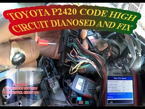 TOYOTA RAV4 P2420 EVAP EMISSION HIGH CIRCUIT DIAGNOSED AND FIX