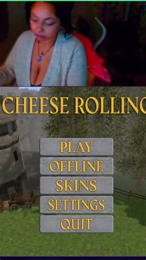 Reyven Vee on Instagram: "MONDAY NIGHT SLOPPIN WITH N.W.C and AreyaHour we played CHEESE ROLLING! FTP ON STEAM #areyahour #steam #cheeserolling #nwc Overview: Cheese rolling is a chaotic, dangerous annual event in Gloucestershire, England, where people race down the extremely steep Cooper’s Hill chasing a wheel of Double Gloucester cheese, with the winner (first to the bottom) claiming the cheese as a prize, a tradition rooted in ancient pagan rites and local customs."