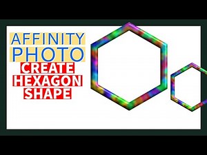 Create Hexagon Shape In Affinity Photo Tutorial
