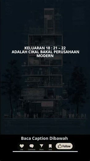 Wasis Simanjuntak | Keluaran 18:21–22 adalah Cikal Bakal Perusahaan Modern Sebelum ada: > struktur organisasi > HR management > job description > middle... | Instagram