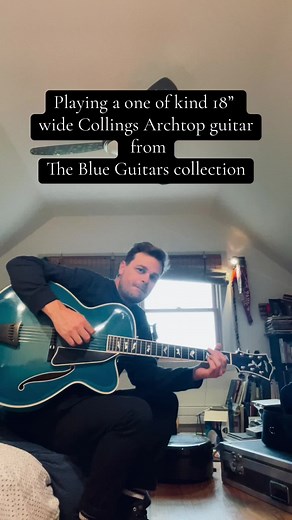 A few weeks ago I got to spend a little time with this spectacular Collings Guitars from The Blue Guitars collection. This one is special being that I’ve been a fan of Collings guitars from the moment I saw my first one, and that I got to spend some time over breakfast many years ago discussing Archtop building with Bill Collings. This is my song ‘Blanket’, that I seem to play a lot at home, but almost never at shows. It seemed to just sing out of this guitar, and showcased it a little better th