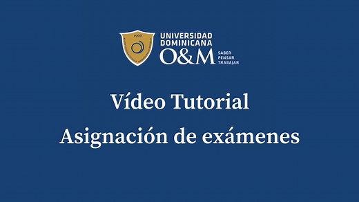 ASIGNACION DE EXAMENES