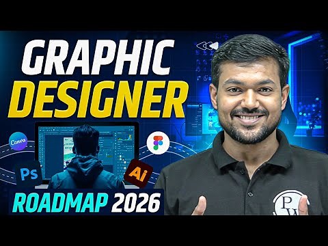 How to Become Graphic Designer Complete Roadmap 2026 | Graphic Designing Free Course