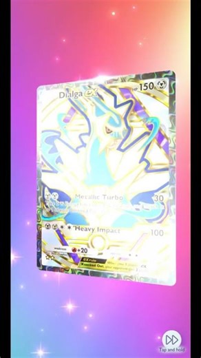 Full art Dialga ex | #pokemon #pokemontcgpocket #legendarypokemon