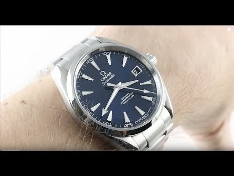 Omega Seamaster Aqua Terra (BLUE/STEEL) 41.5mm 231.10.42.21.03.003 Luxury Watch Review